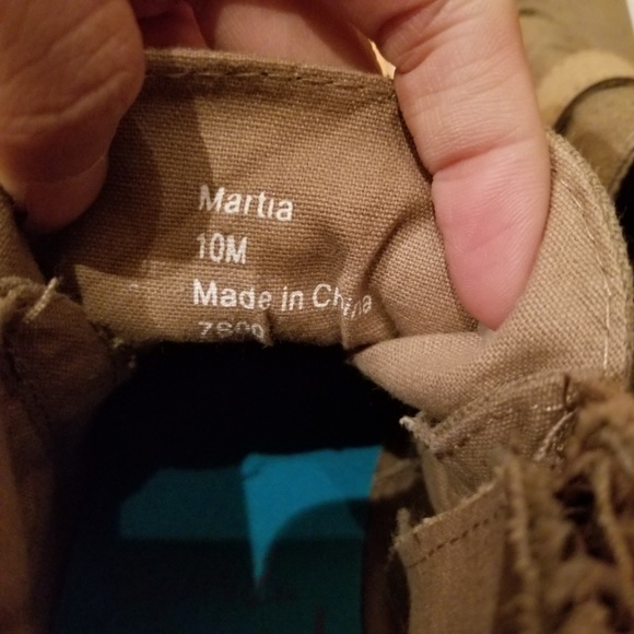 Blowfish Mondo Buckle Canvas Slouch Shoes - Picture 6 of 6